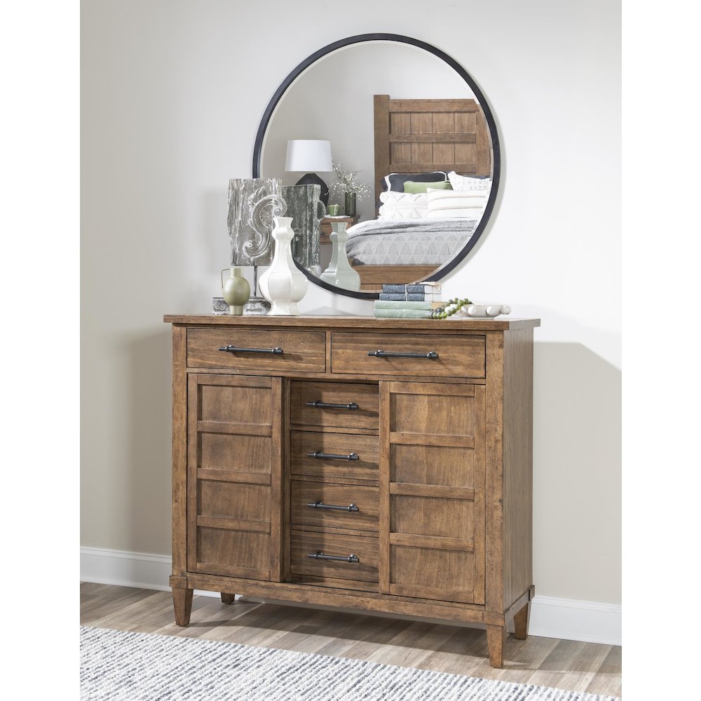 Artisan's Place Door Chest (2 Doors W/ Adj. Shelf Each, 6 Drawers). Picture 6