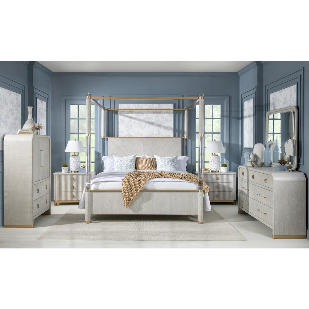 Miramar Door Drawer Chest (2 Doors, 2 Drawers W/ 2 Adj. Shelves). Picture 4