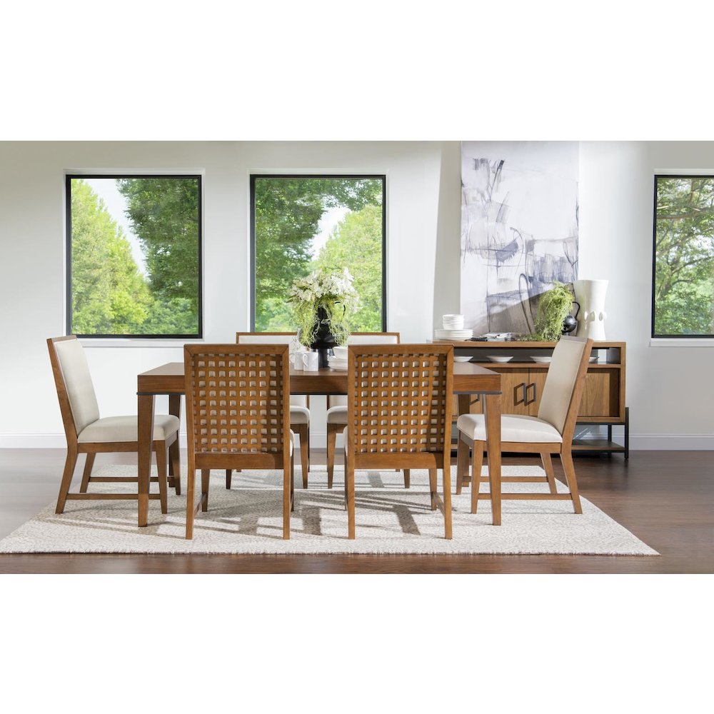 Midland Rect. Dining Table (One 12" Leaf). Picture 5