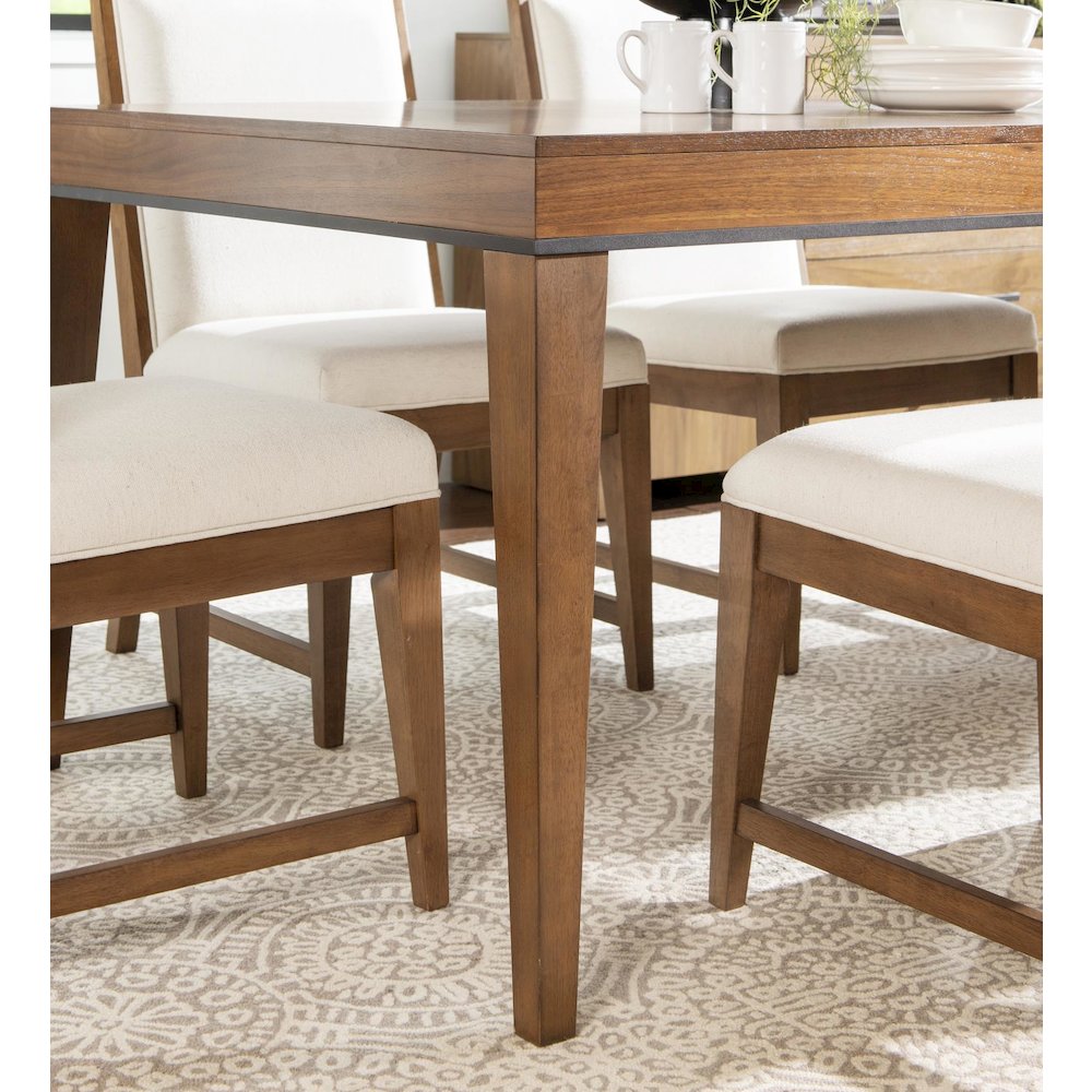 Midland Rect. Dining Table (One 12" Leaf). Picture 8