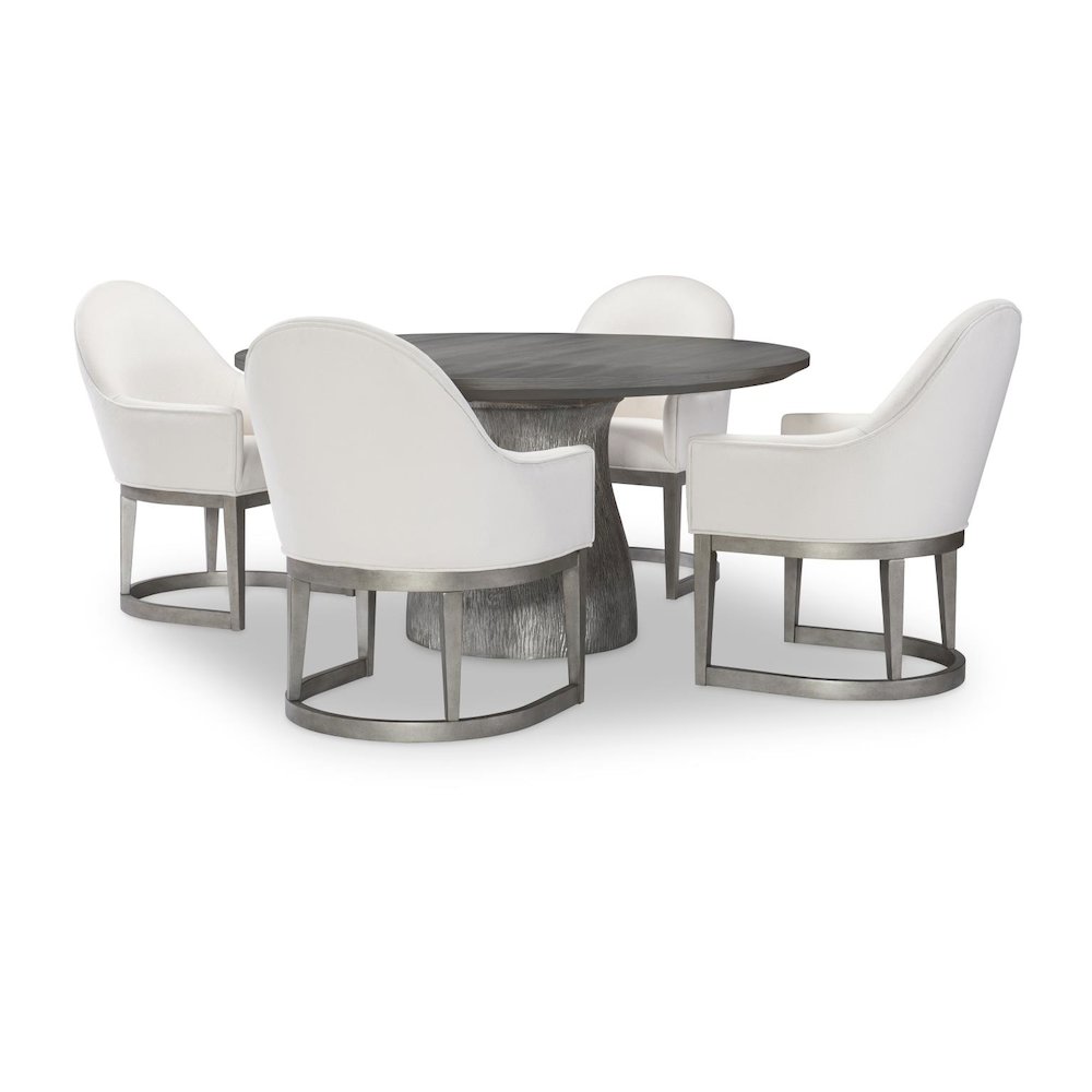 Terra Luna Uph. Host Chair, Kd, Uph. Back & Seat, Seat Height: 19". Picture 4