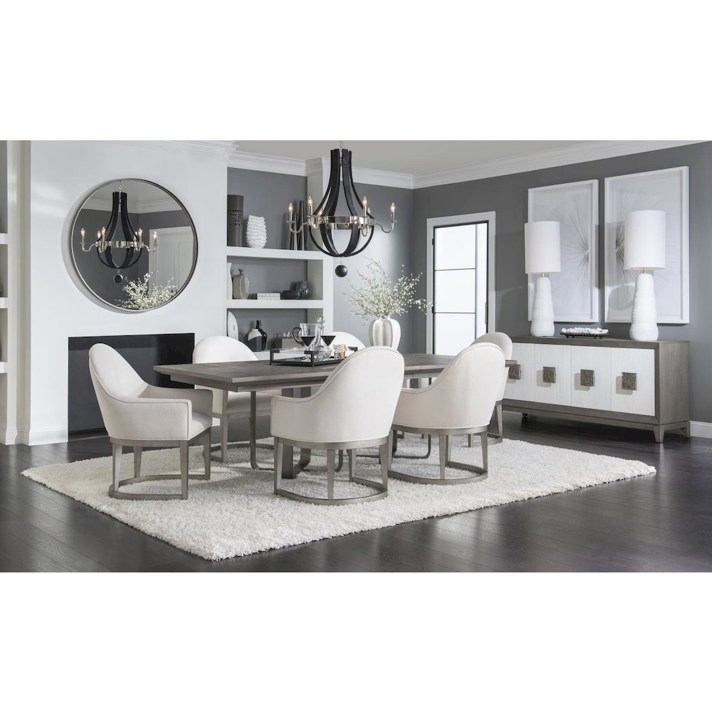 Terra Luna Uph. Host Chair, Kd, Uph. Back & Seat, Seat Height: 19". Picture 5