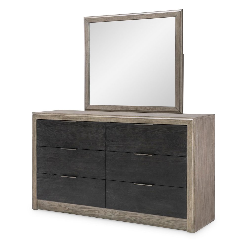 Halifax Mirror (Beveled), Flax and Java. Picture 2