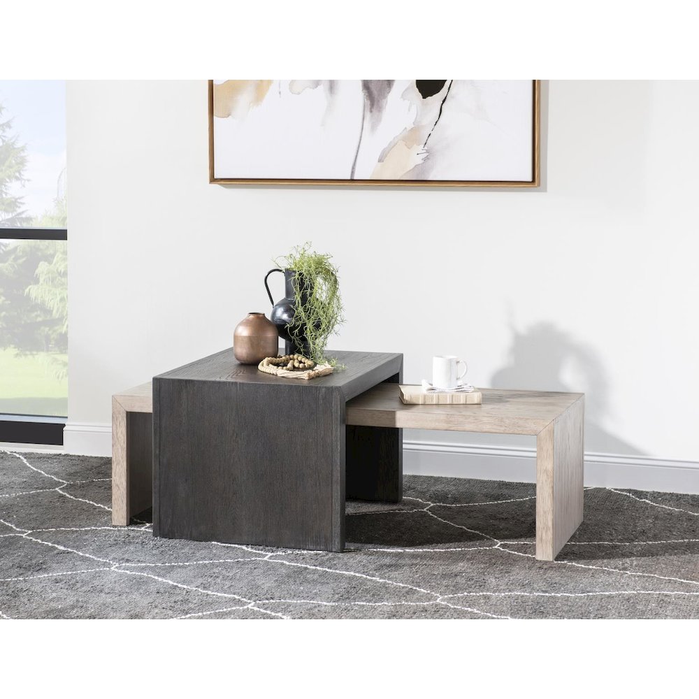 Halifax Nesting Cocktail Table (2 Tables, Casters On Overlapping Table). Picture 4