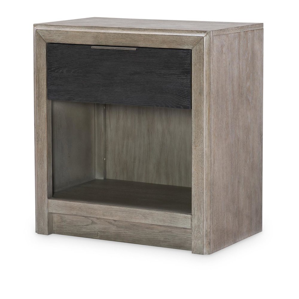 Halifax Open Nightstand (1 Drawer, USB Charging). Picture 1
