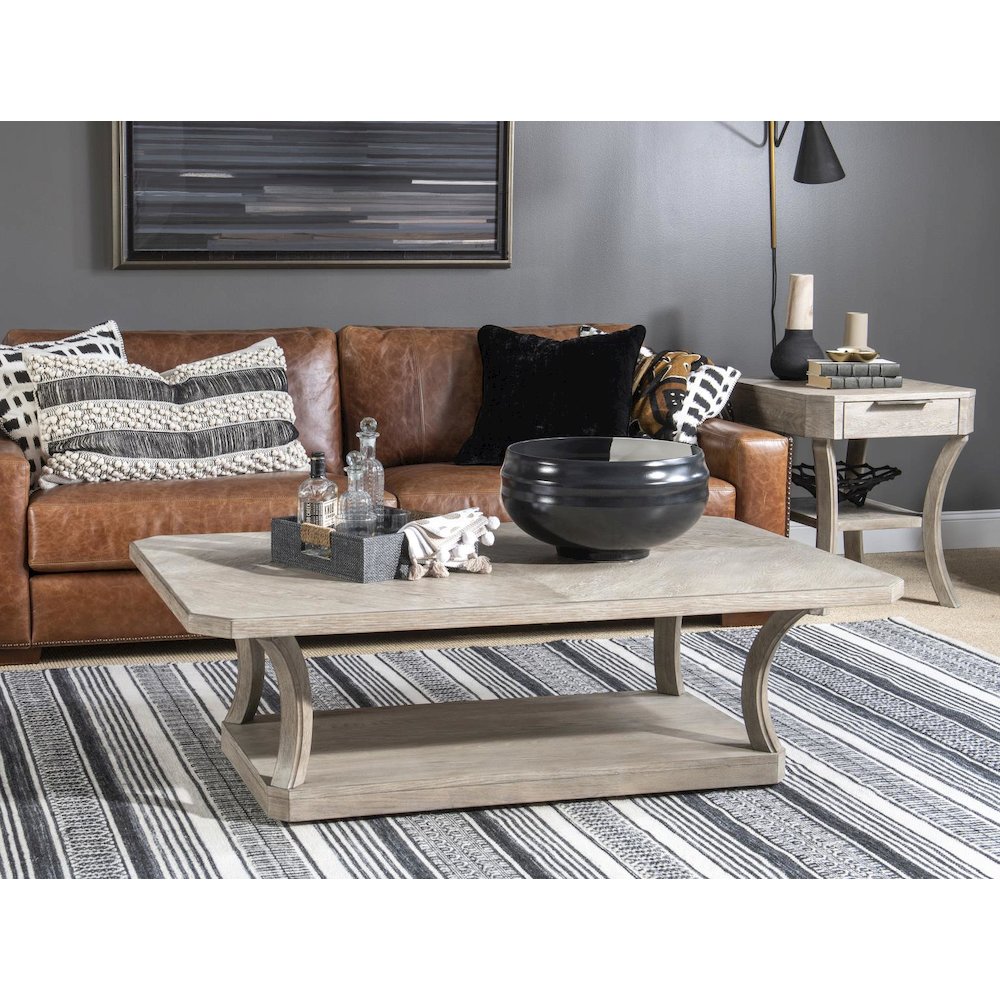 Halifax Rectangular Cocktail Table (With Casters). Picture 2