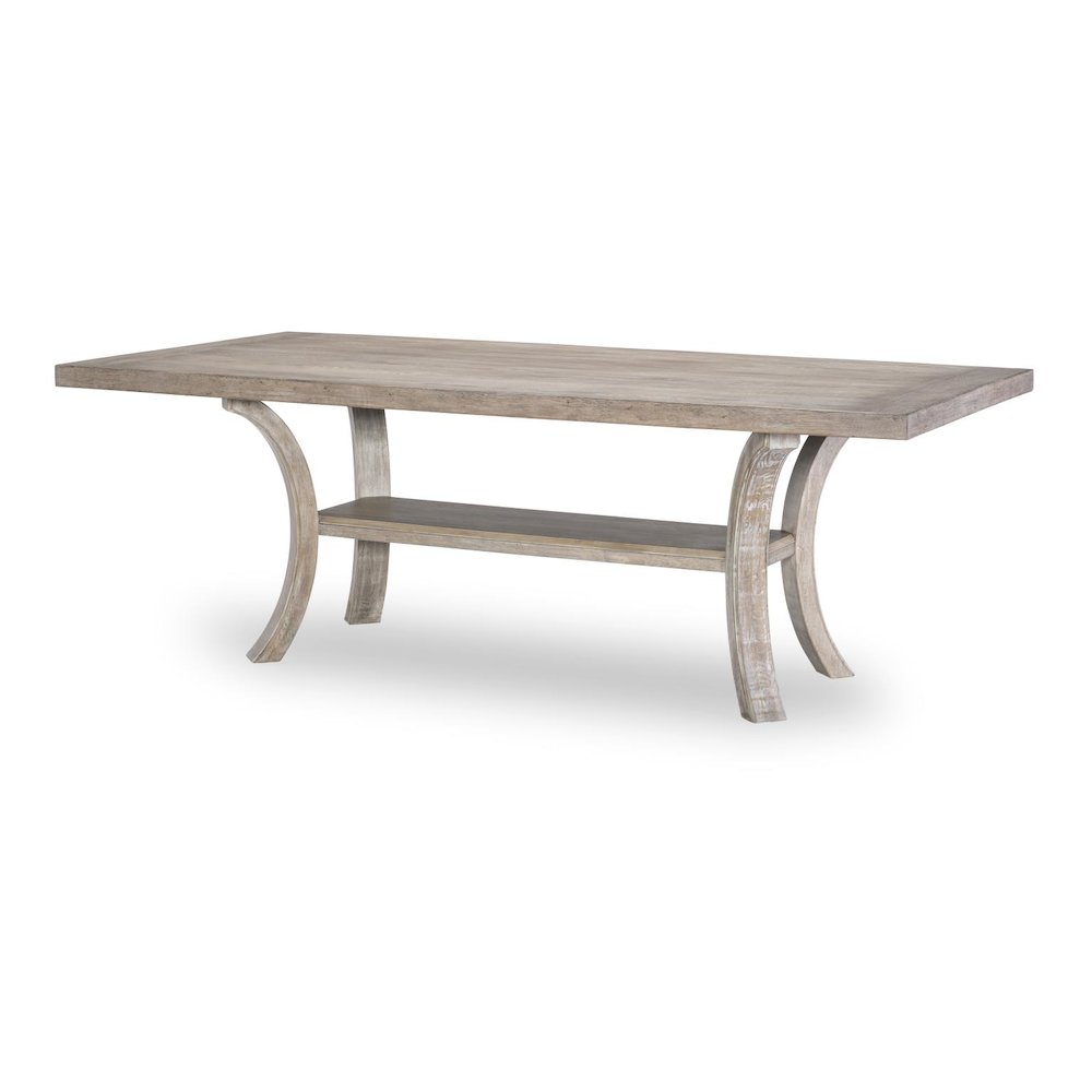 Halifax Trestle Table (Apron Height: 28", Seats 6-8). Picture 1
