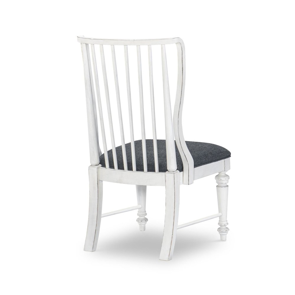 Cottage Park Slat Back Side Chair (Kd, Uph Seat, Seat Height: 19"). Picture 2