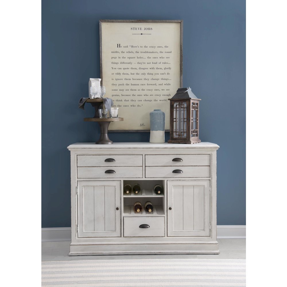 Cottage Park Credenza (5 Drawers, 2 Doors, 1 Adj. Shelf Each). Picture 3