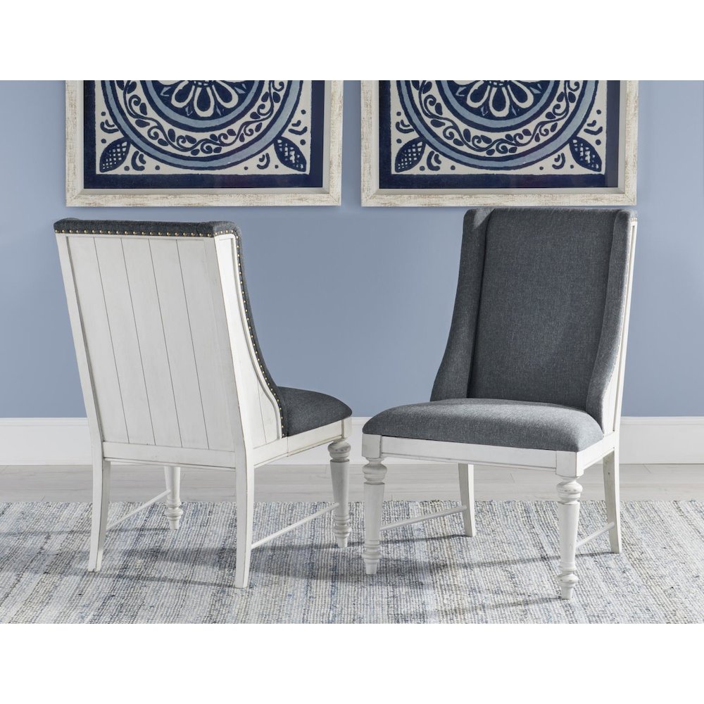 Cottage Park Uph. Host Chair (Kd, Uph Back & Seat, Seat Height: 20"). Picture 6