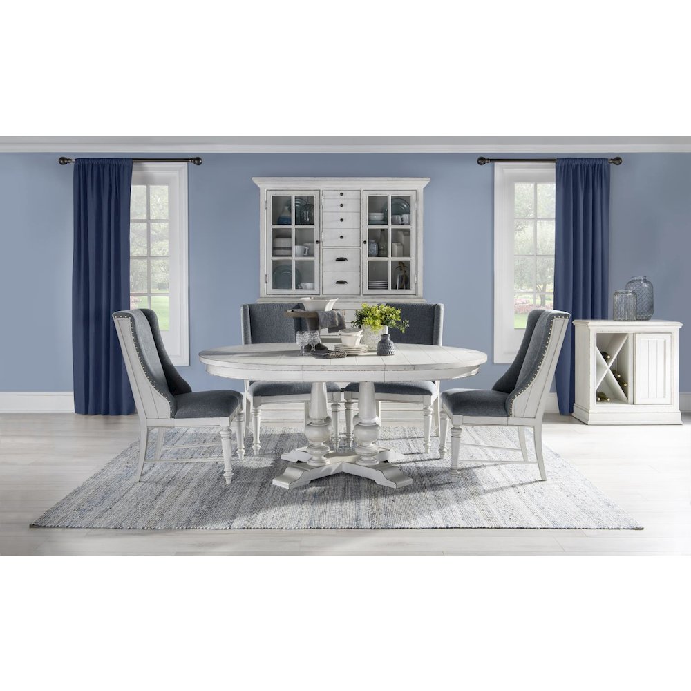 Cottage Park Uph. Host Chair (Kd, Uph Back & Seat, Seat Height: 20"). Picture 7