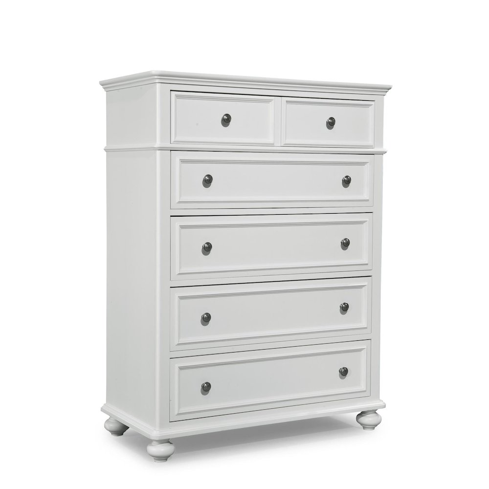 Madison Drawer Chest (5 Drawers; Large Top Drawer Has Appearance Of 2 Drawers). Picture 1