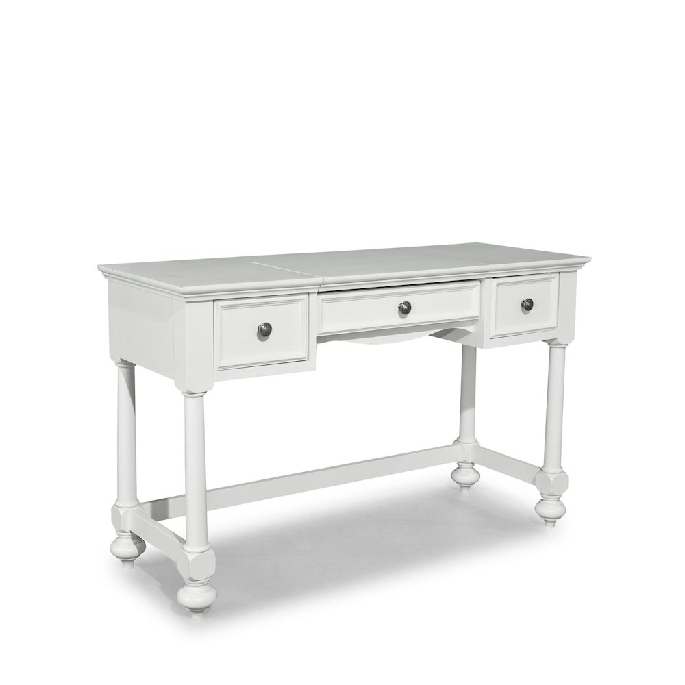 Madison Desk, Natural White Painted Finish. Picture 1