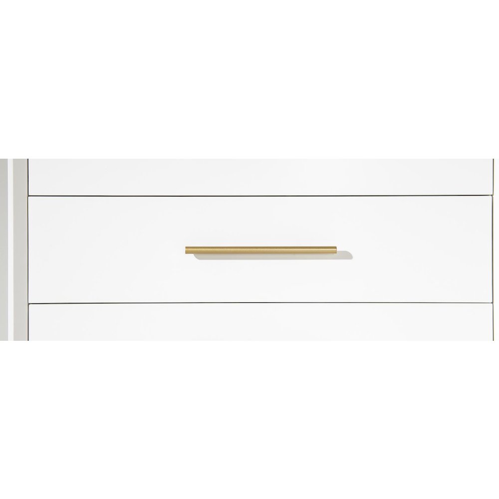 Melrose Door Chest (2 Doors, 4 Adj Shelves, 2 Fixed Shelves, 5 Drawers). Picture 8