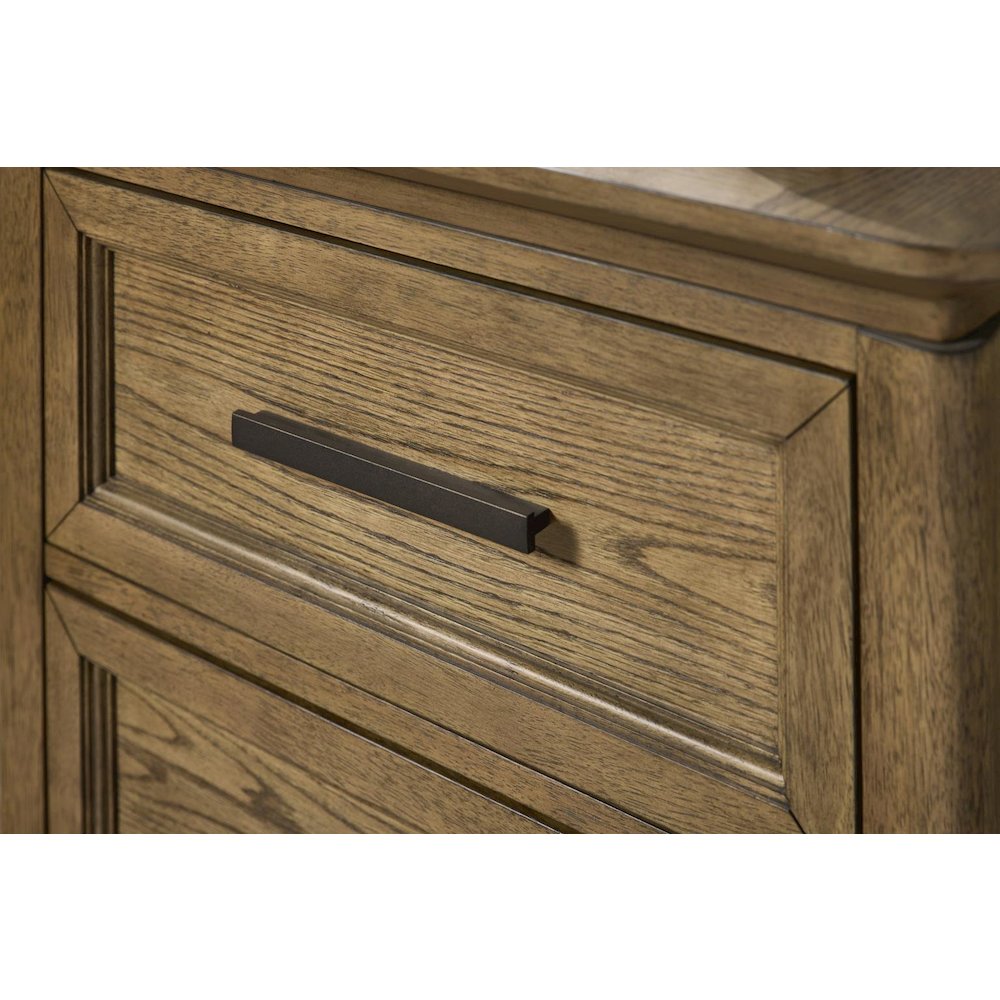 Beacon Hill Door Chest/Bureau (1 Door, 3 Shelves, 4 Drawers). Picture 7