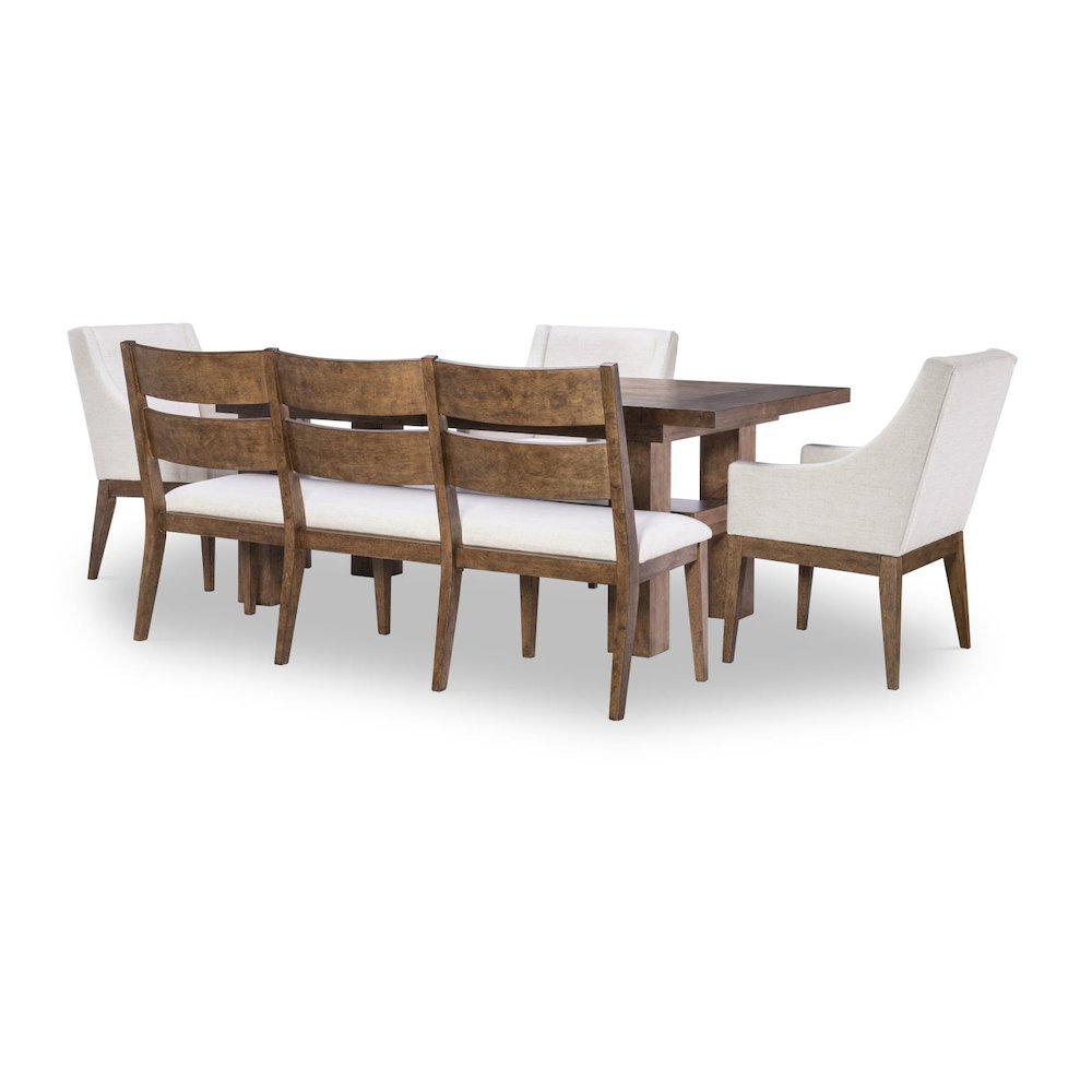 Artisan's Place Dining Bench, Vintage Pine / Ironwood. Picture 7