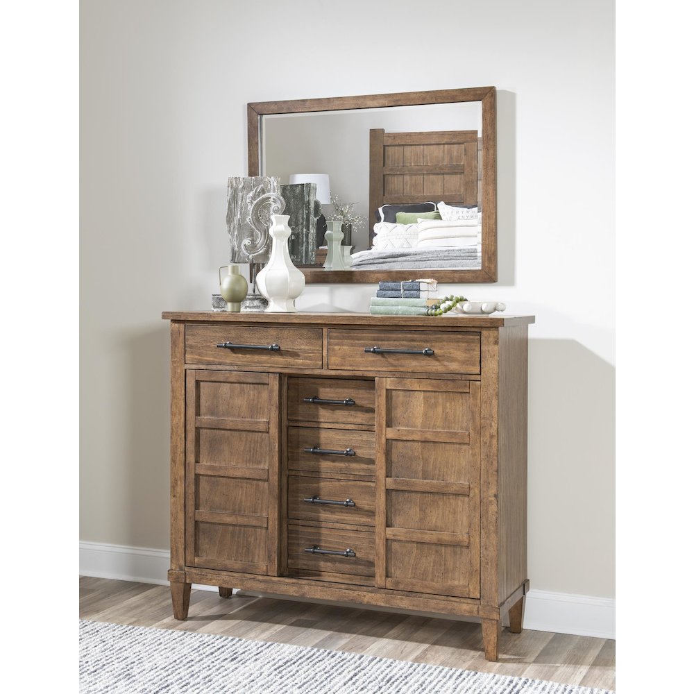 Artisan's Place Door Chest (2 Doors W/ Adj. Shelf Each, 6 Drawers). Picture 5
