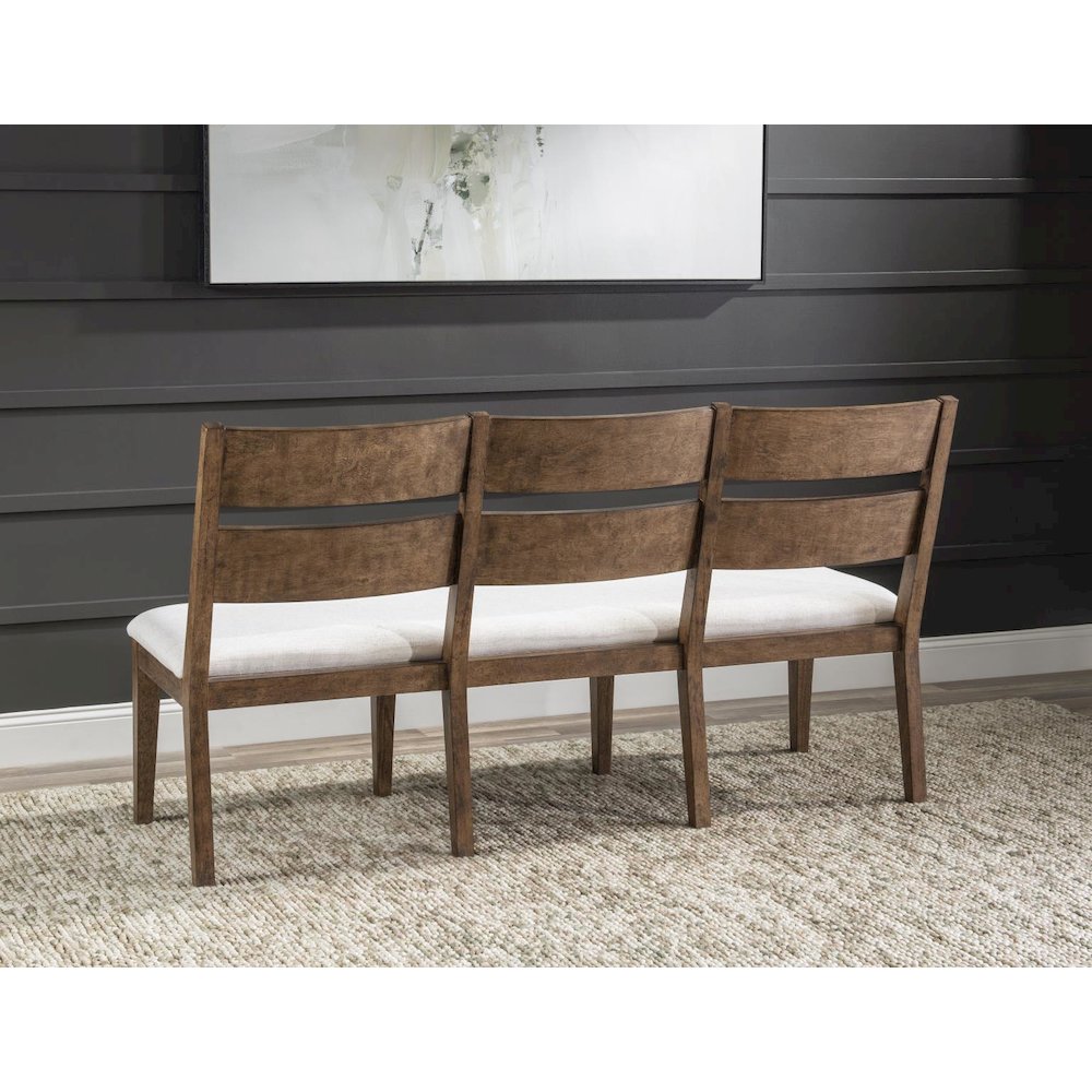 Artisan's Place Dining Bench, Vintage Pine / Ironwood. Picture 5