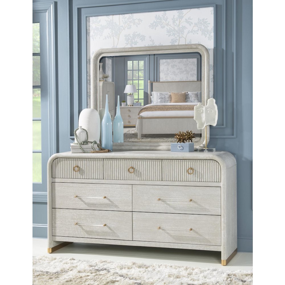 Miramar Rectangular Mirror (Beveled). Picture 5