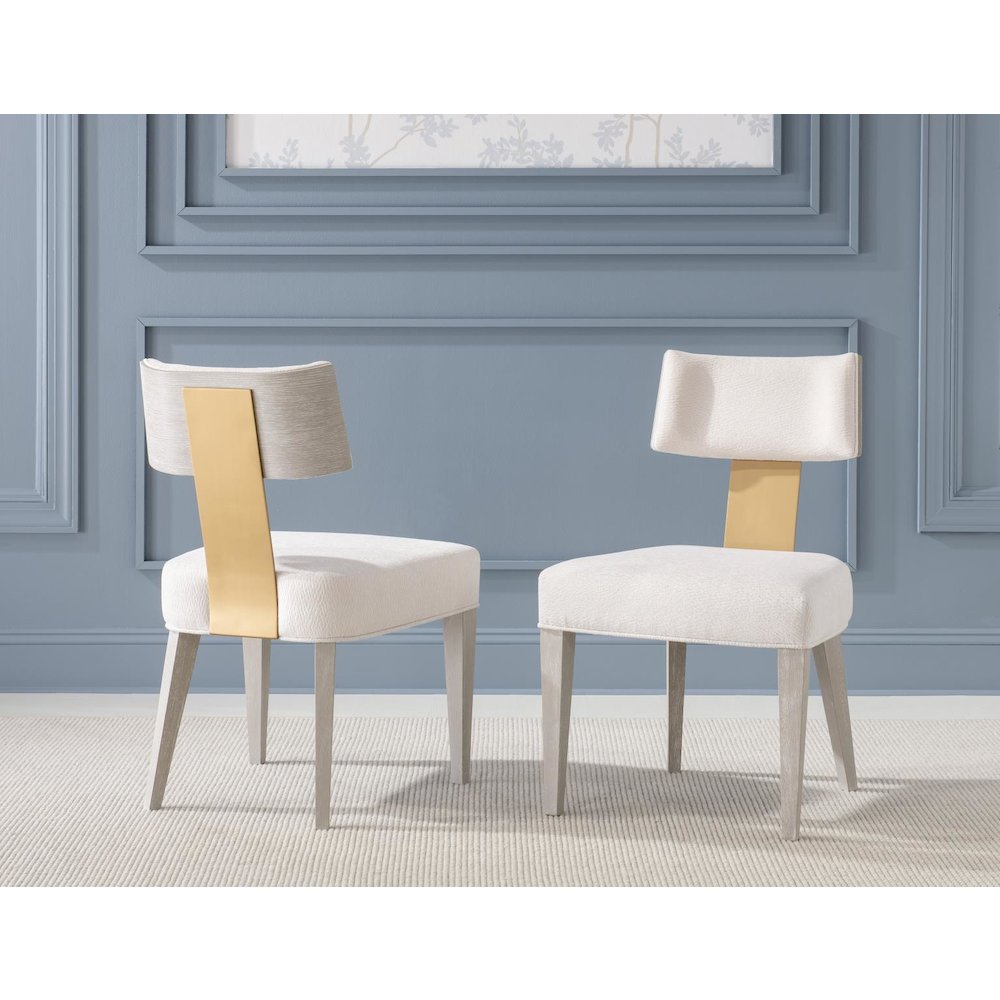 Miramar Upholstered Side Chair, Oyster. Picture 3