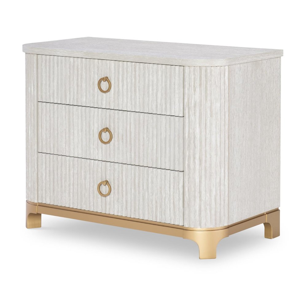 Miramar Chest Nightstand (3 Drawers, Power Outlet). Picture 1