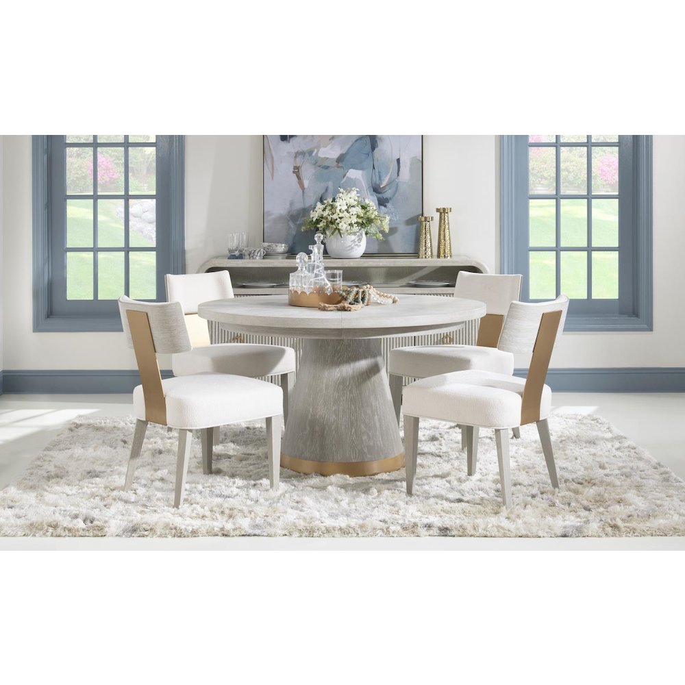 Miramar Upholstered Side Chair, Oyster. Picture 5