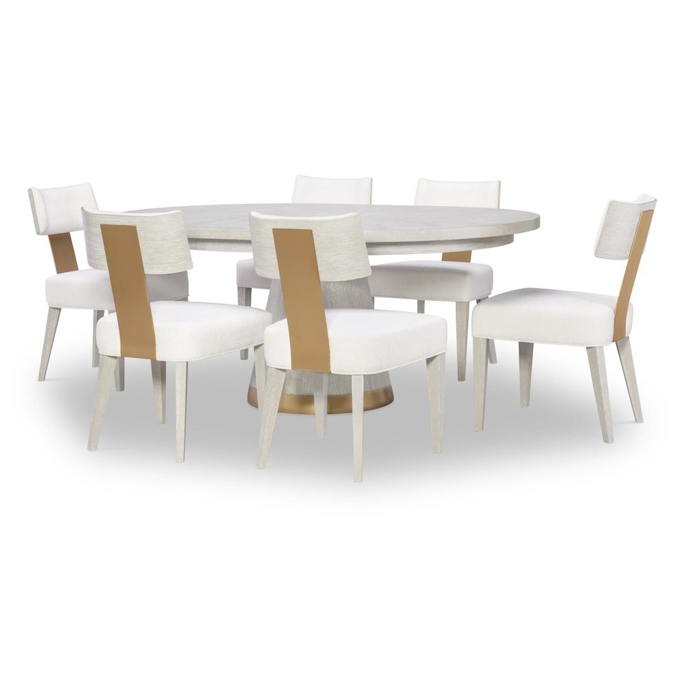 Miramar Upholstered Side Chair, Oyster. Picture 7