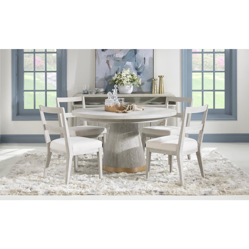 Miramar Wood Side Chair, Oyster. Picture 4