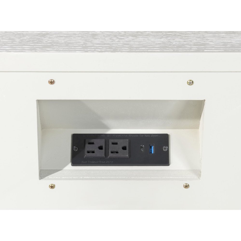 Miramar Nightstand (3 Drawers, Power Outlet). Picture 3