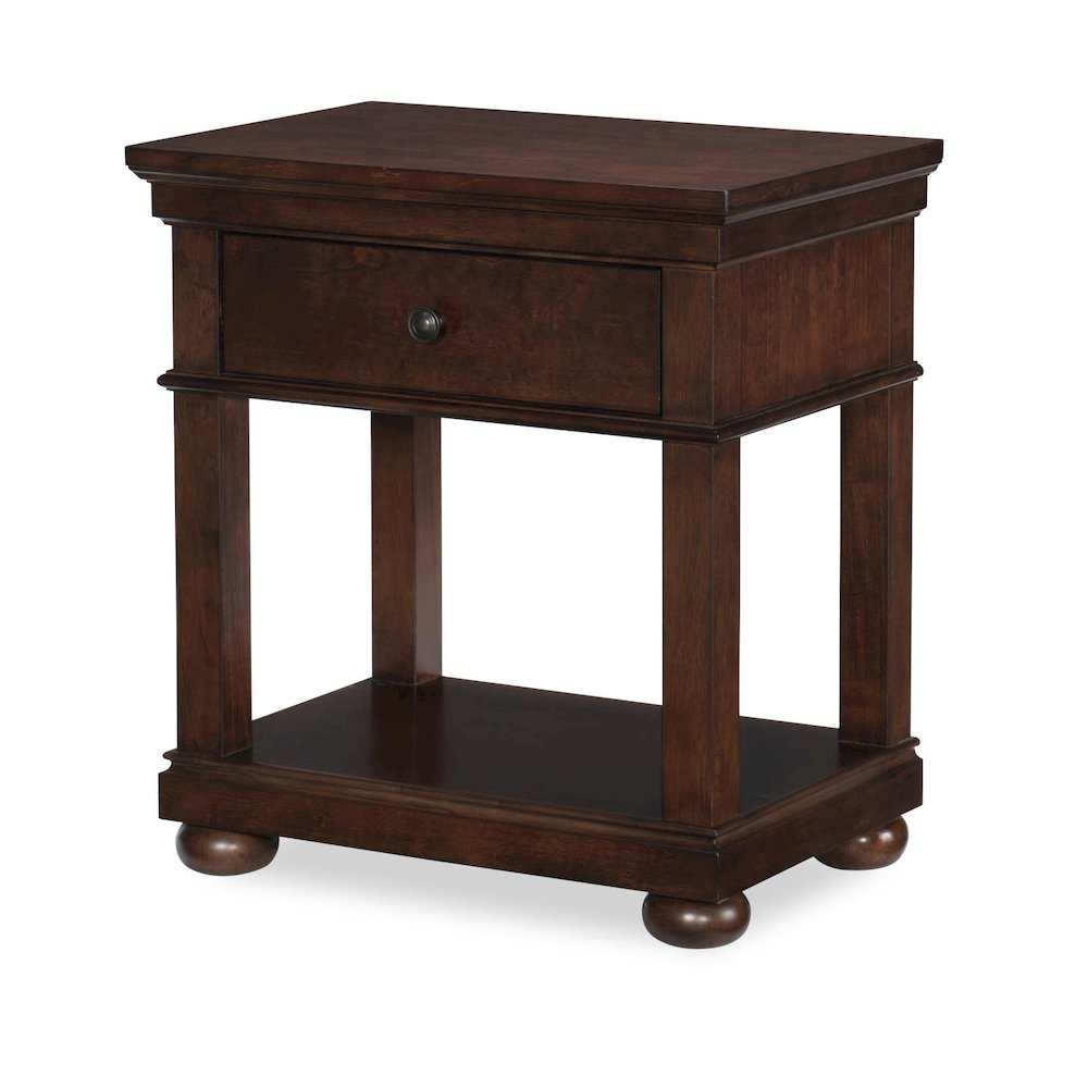 Canterbury 2.0 Open Night Stand (1 Drawer,Open Shelf,Motion Activated Led Light). Picture 1
