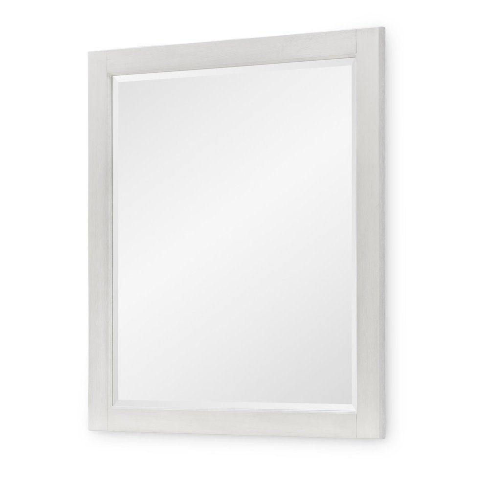 Ashton Mirror (Beveled), Bleached Linen. Picture 1