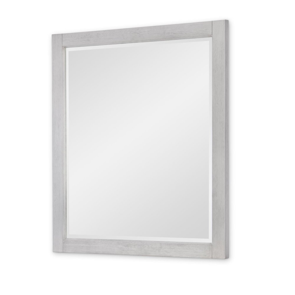 Preston Mirror, Bleached Linen, Bleached Linen. Picture 1