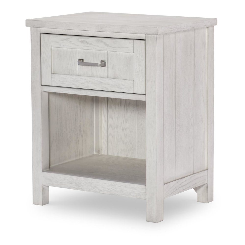 Preston Open Nightstand (1 Drawer, USB On Back). Picture 1