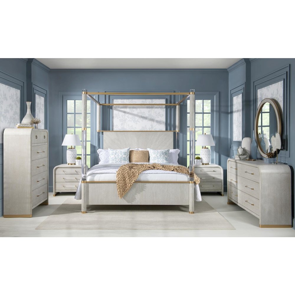 Miramar Nightstand (3 Drawers, Power Outlet). Picture 4