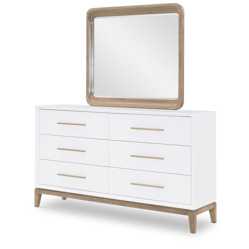 Melrose Rectangular Mirror (Beveled). Picture 2