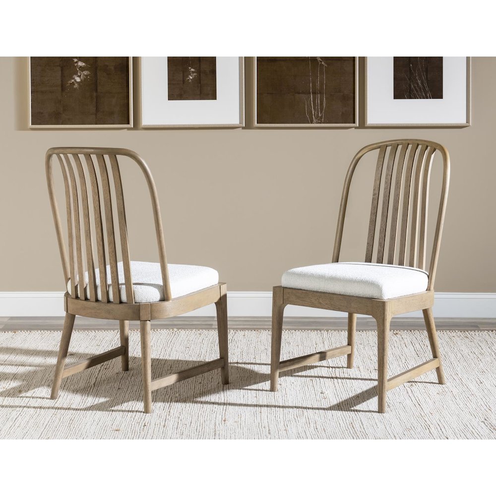 Melrose Spindle Back Side Chair (Uph Seat, Seat Height 19"). Picture 3