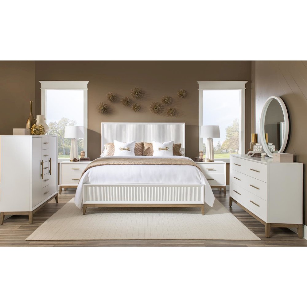 Melrose Door Chest (2 Doors, 4 Adj Shelves, 2 Fixed Shelves, 5 Drawers). Picture 5