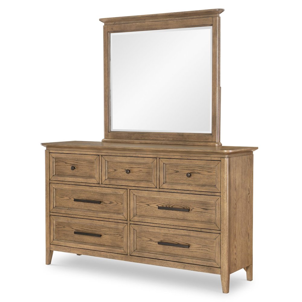 Beacon Hill Mirror (Beveled), Dusted Barley Finish. Picture 2