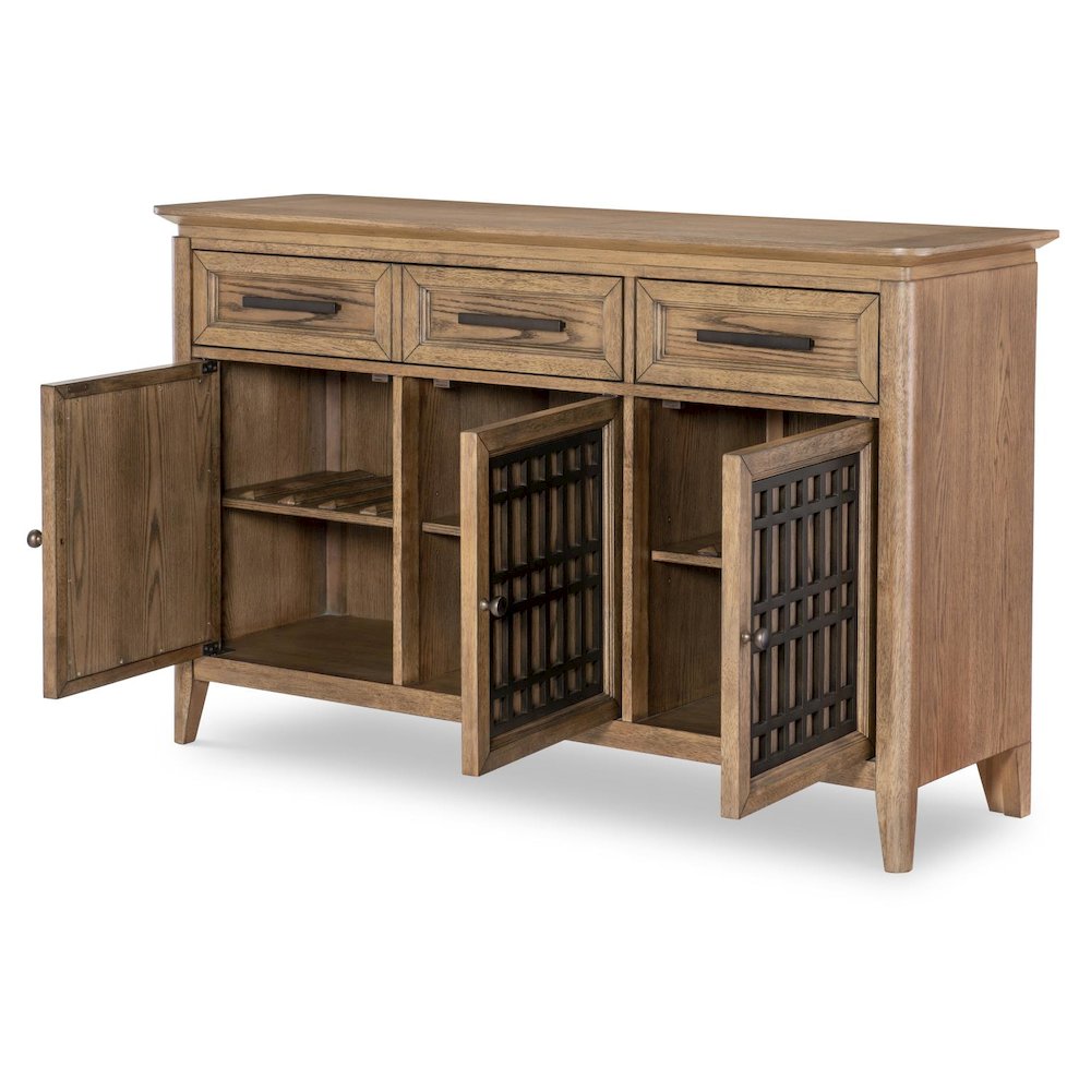 Beacon Hill Credenza (2 Felt Lined Drawers, RSF Jewelry Tray In Top Drawer). Picture 2