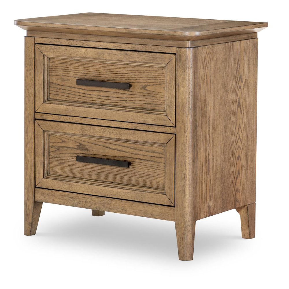 Beacon Hill Nightstand (2 Drawers, Power Outlet). Picture 1