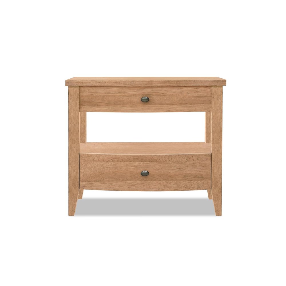 Today's Traditions Open Nightstand (2 drawers, USB). Picture 1