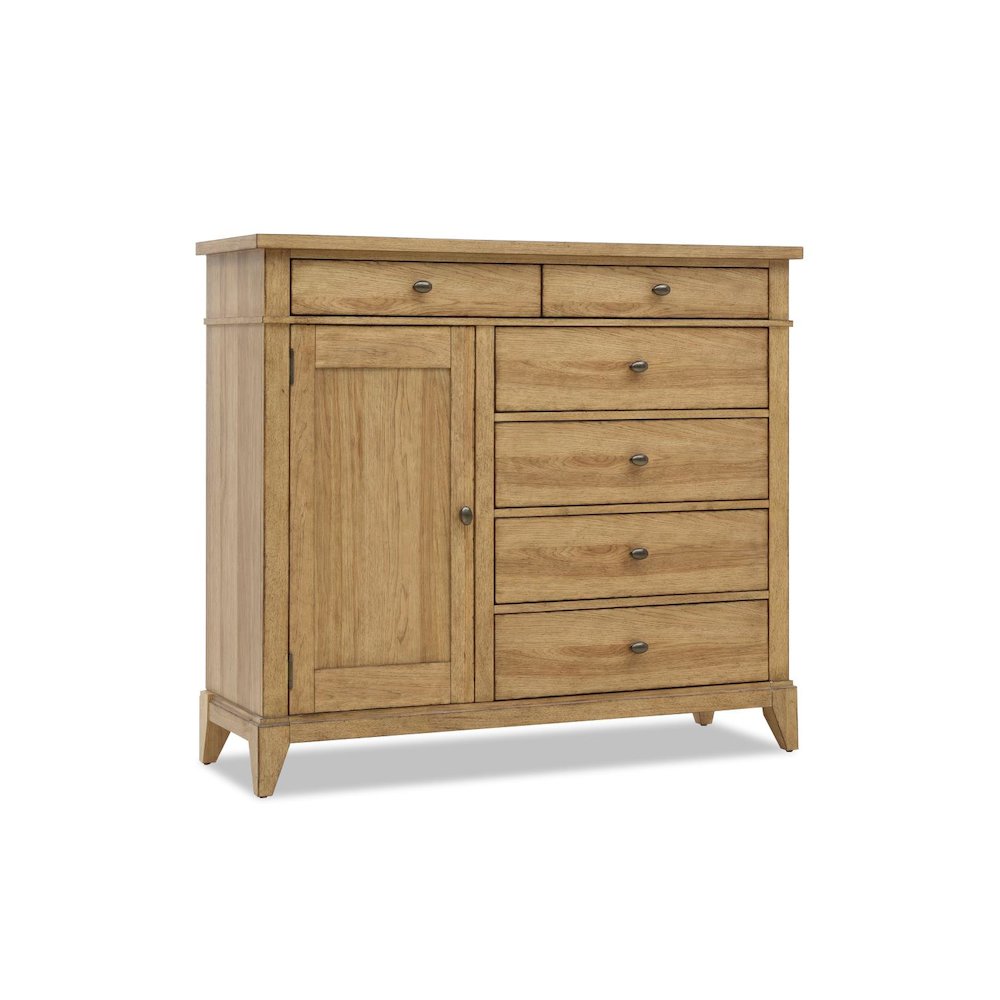 Bureau (6 drawers, 1 door, felt lined top drawers, cedar lined bottom drawer). Picture 3