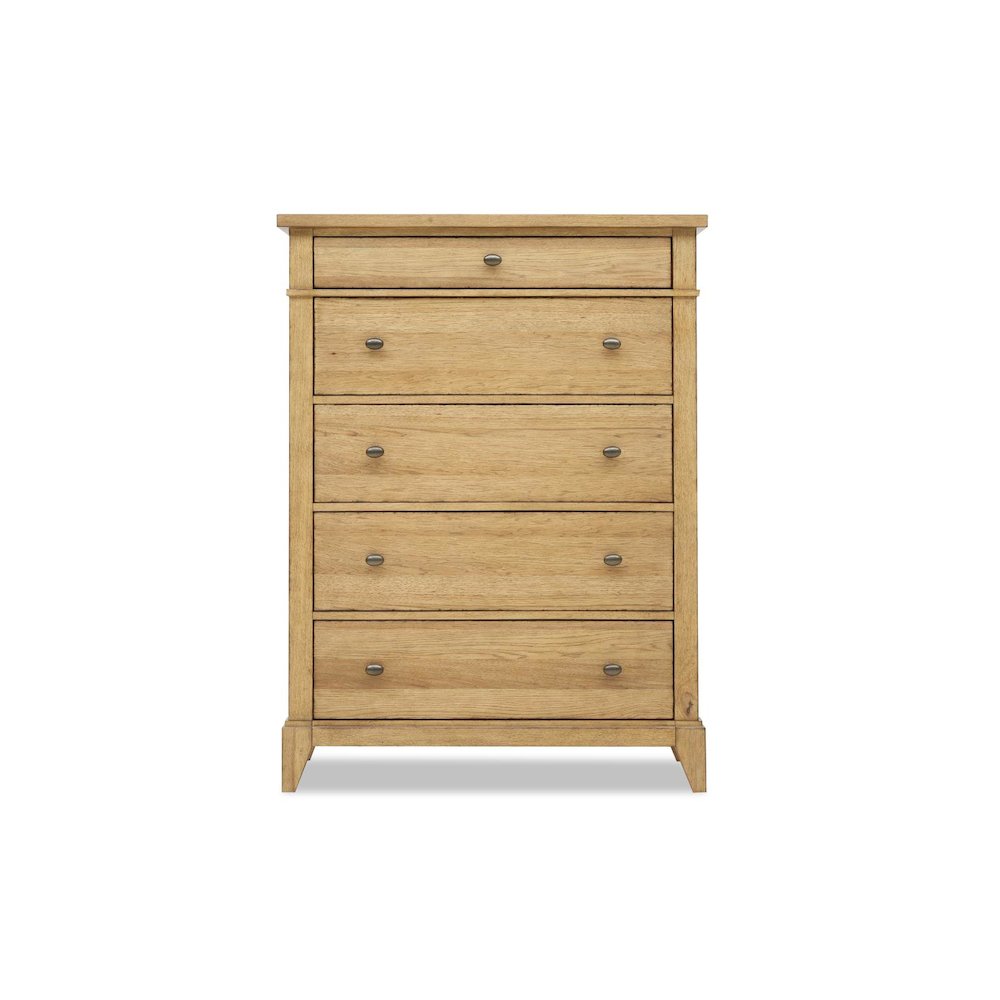 Drawer Chest (5 drawers, third drawer hidden jewelry tray,felt lined top drawer). Picture 1
