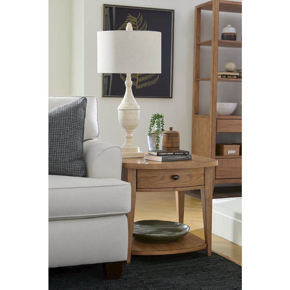 Today's Traditions Drawer End Table (1 drawer, bottom shelf). Picture 4