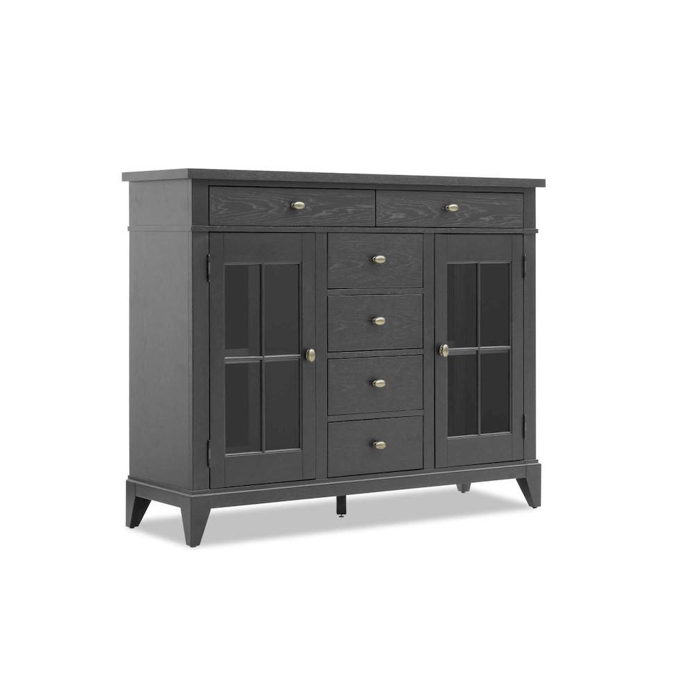 Today's Traditions Tall Server (7 drawers, 2 doors, 2 adj shelves). Picture 1