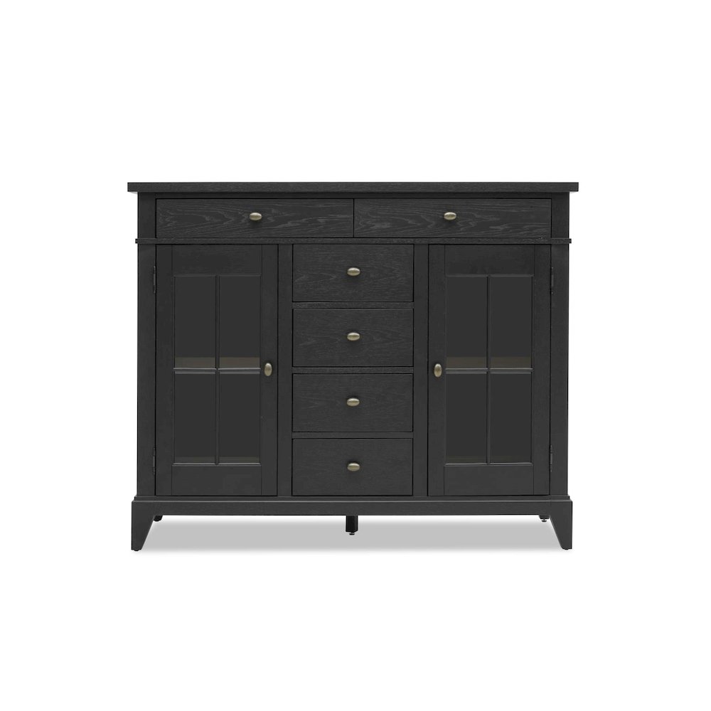 Today's Traditions Tall Server (7 drawers, 2 doors, 2 adj shelves). Picture 2