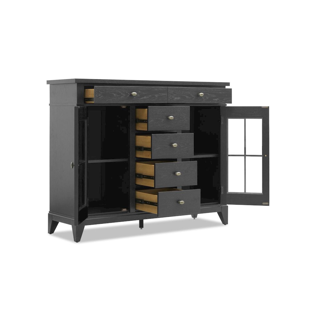 Today's Traditions Tall Server (7 drawers, 2 doors, 2 adj shelves). Picture 3