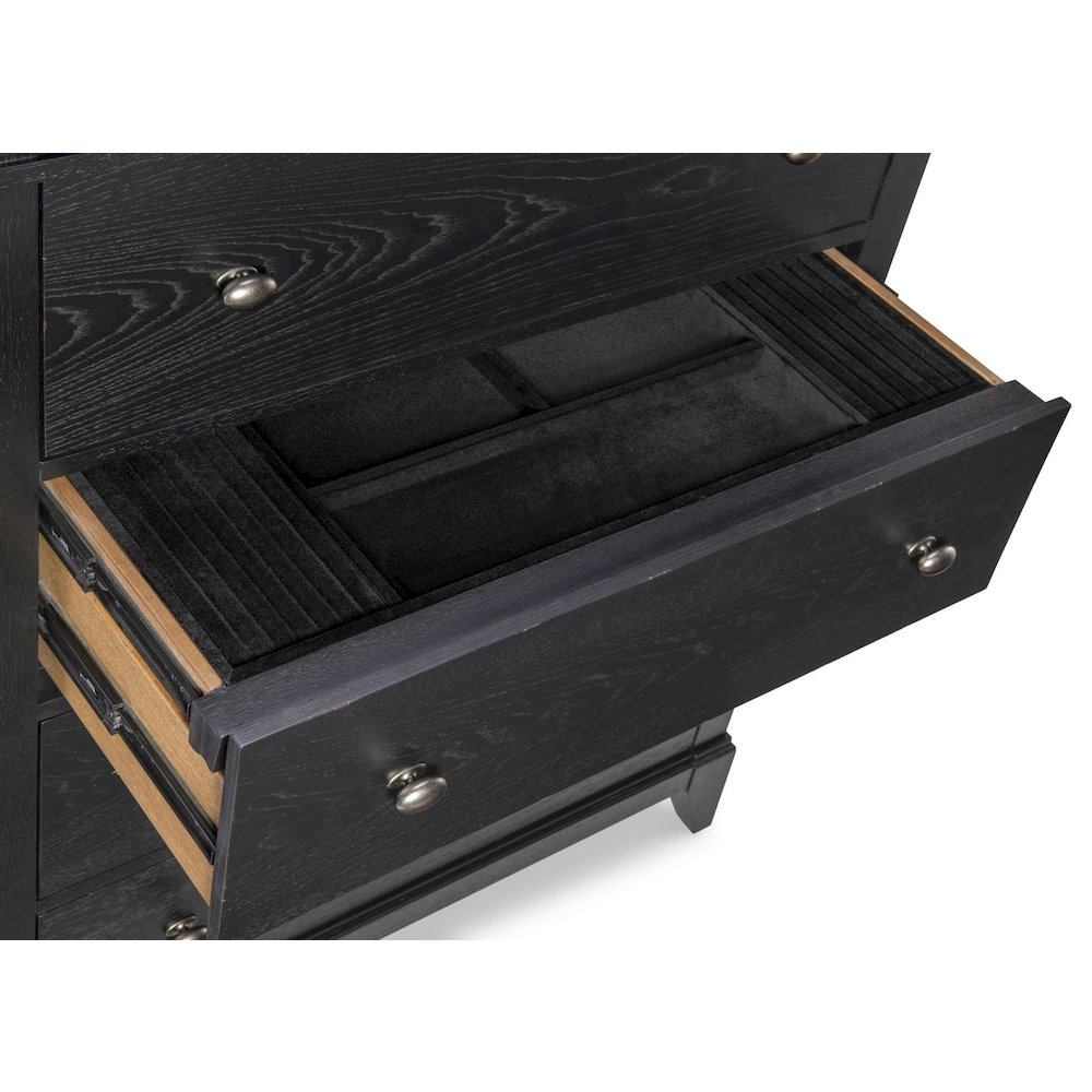 Drawer Chest (5 drawers,  felt lined top drawer, cedar lined bottom drawer). Picture 3