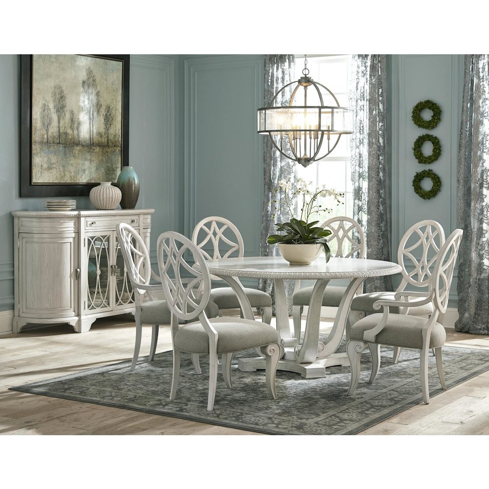 Jasper County Side Chair (wood back, Uph seat). Picture 3