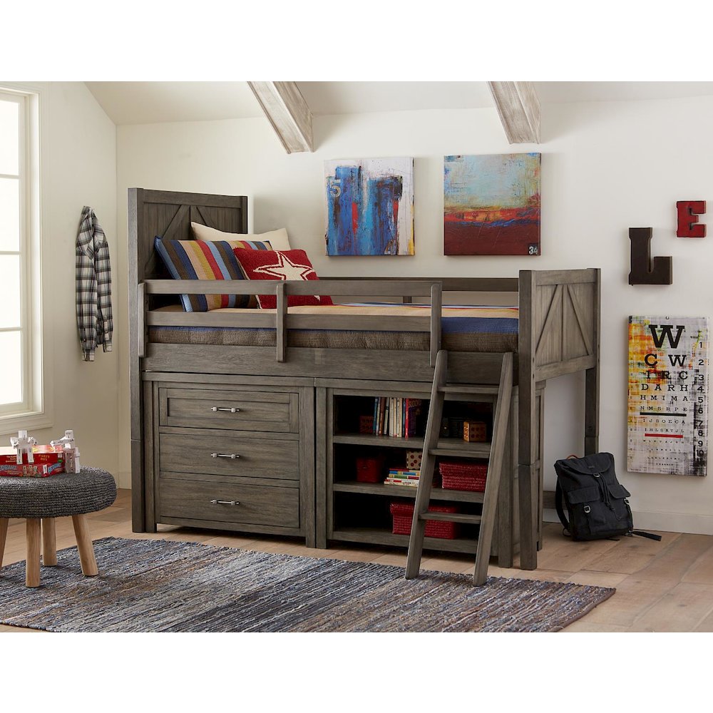 Bunkhouse Single Dresser (3 Drawers, Also Works Under Mid Loft Bed). Picture 2